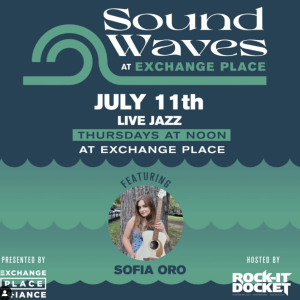 sound waves at Exchange place plaza