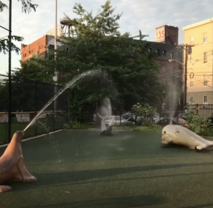 Sprinkler Parks in Jersey City + Hoboken Things to do