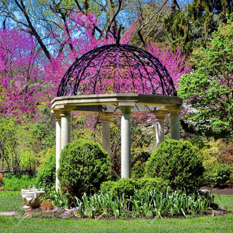 Sayen Park Botanical Gardens Gazebo Temple Garden