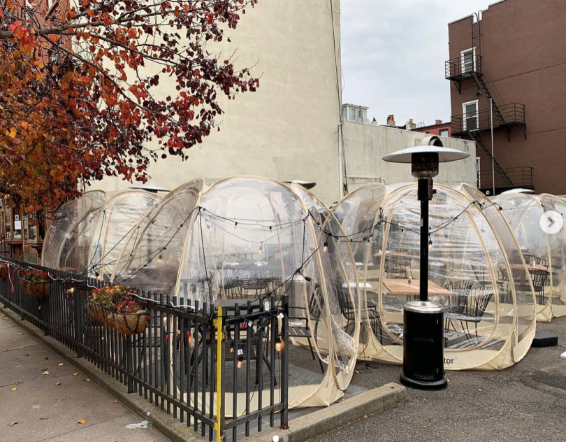 Winter Outdoor Seating Experiences In Jersey City and Hoboken