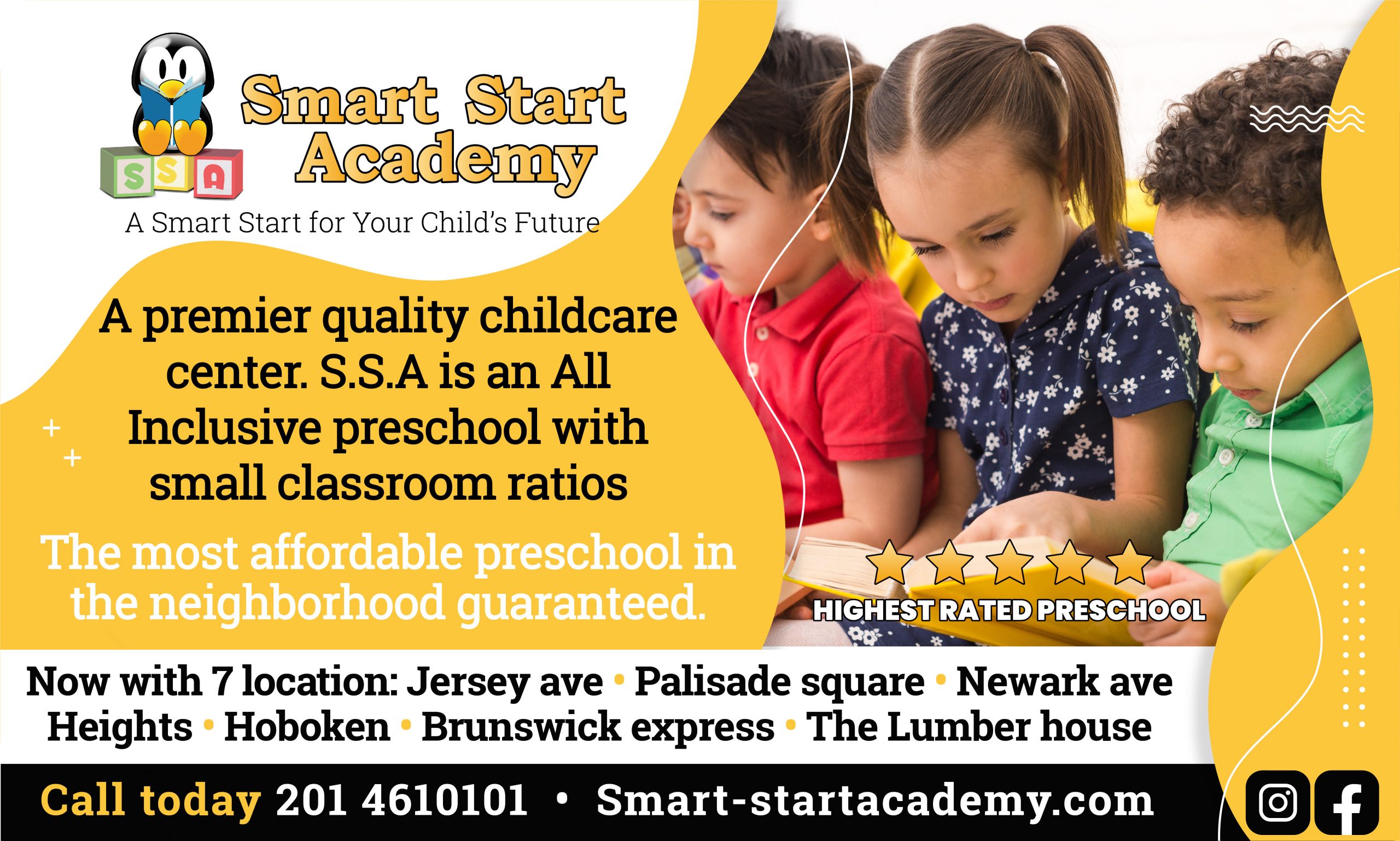 Smart Start Academy Nursery and Preschool (201) 461-0101