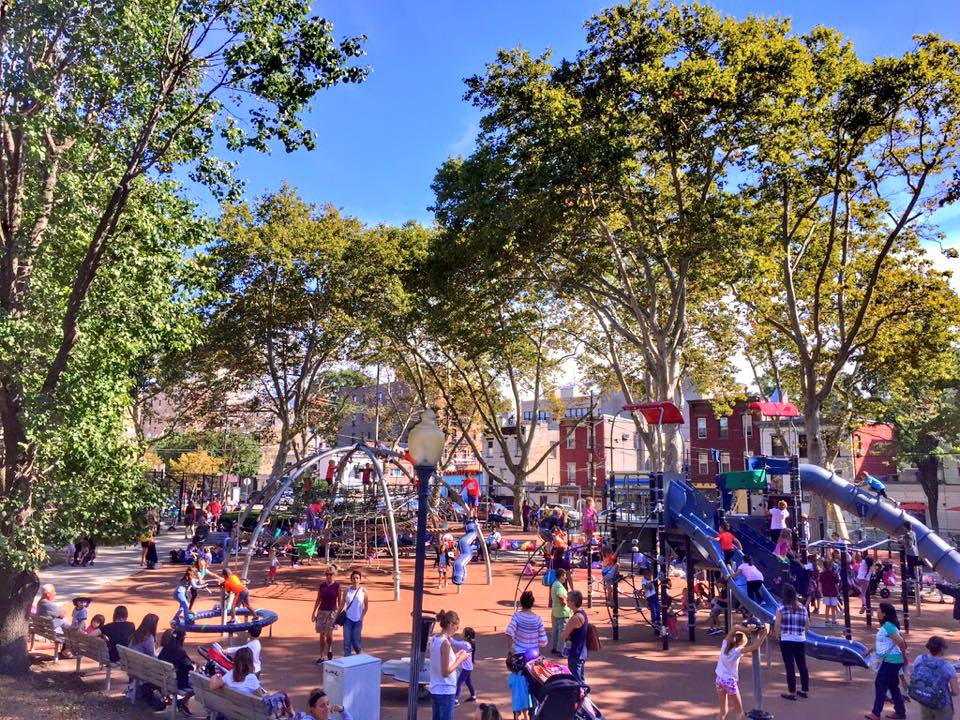 Playgrounds in Hoboken