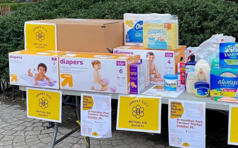 Diaper donation in Jersey City