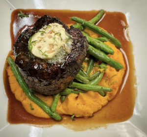 Grilled Fillet Mignon with Shallot Butter