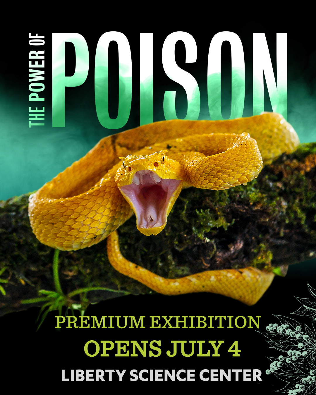 The Power of Poison Exhibition at Liberty Science Center